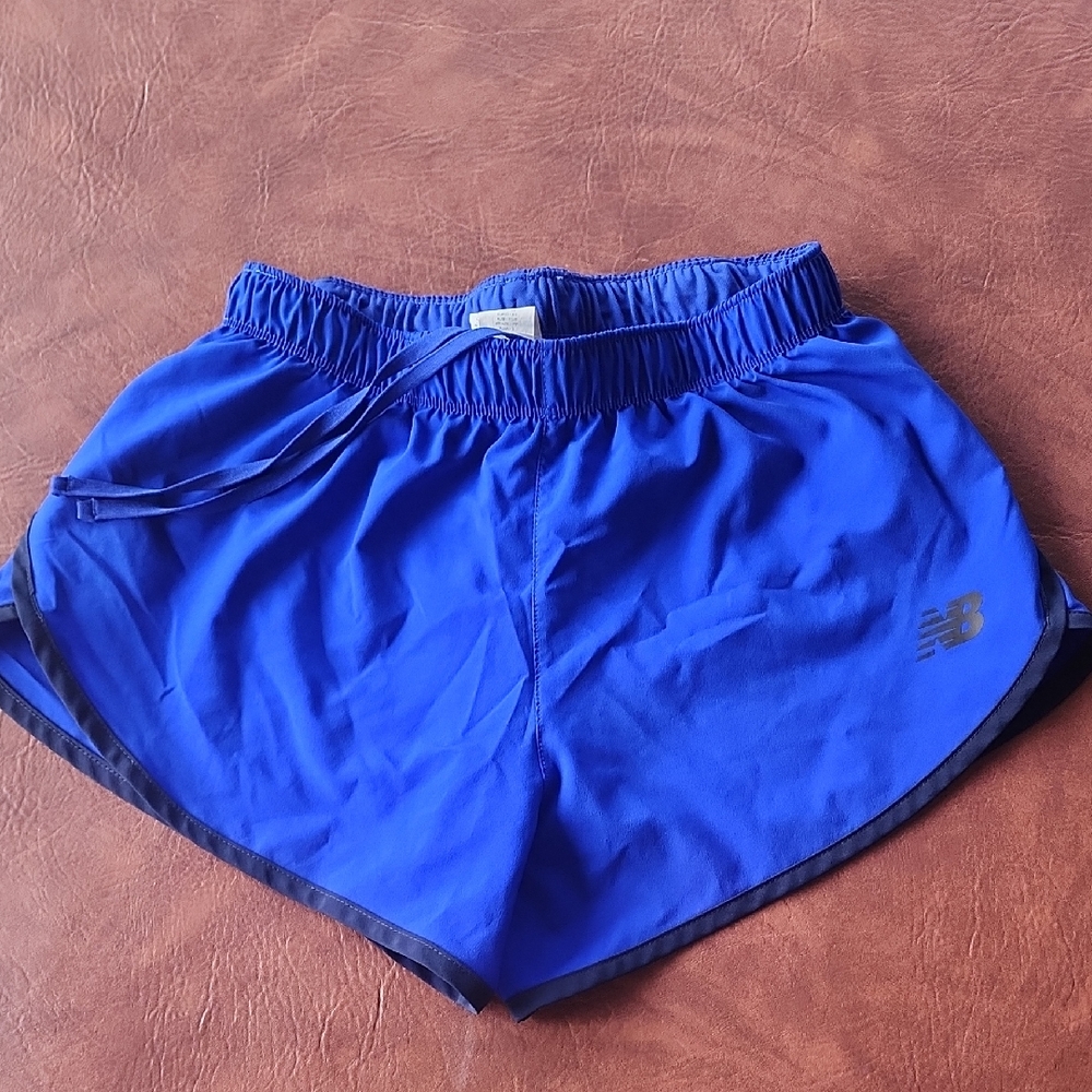 New Balance Women's Vibrant Blue Athletic Shorts